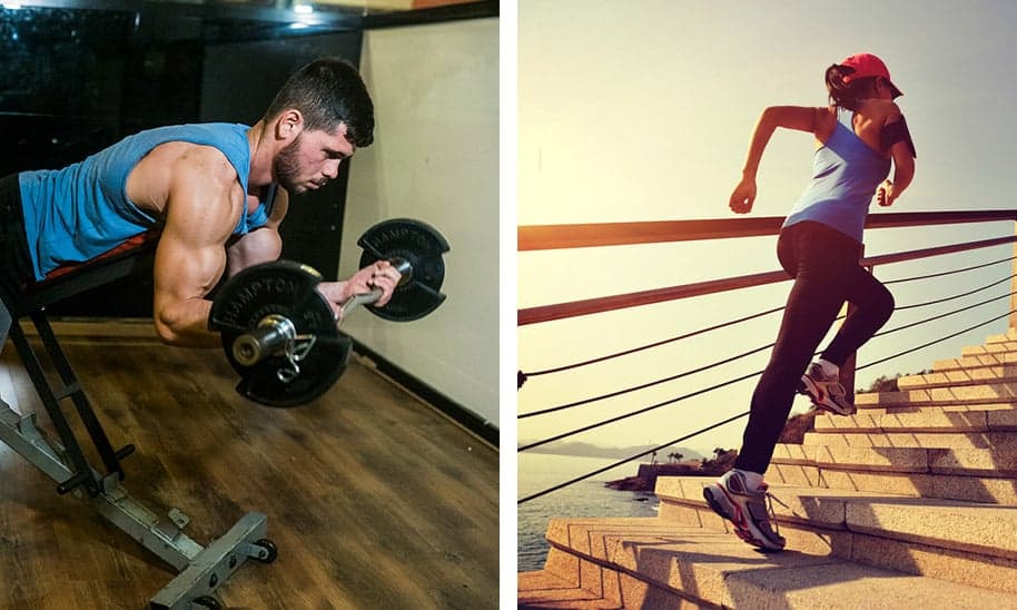 אירובי לאחר אימון משקולות