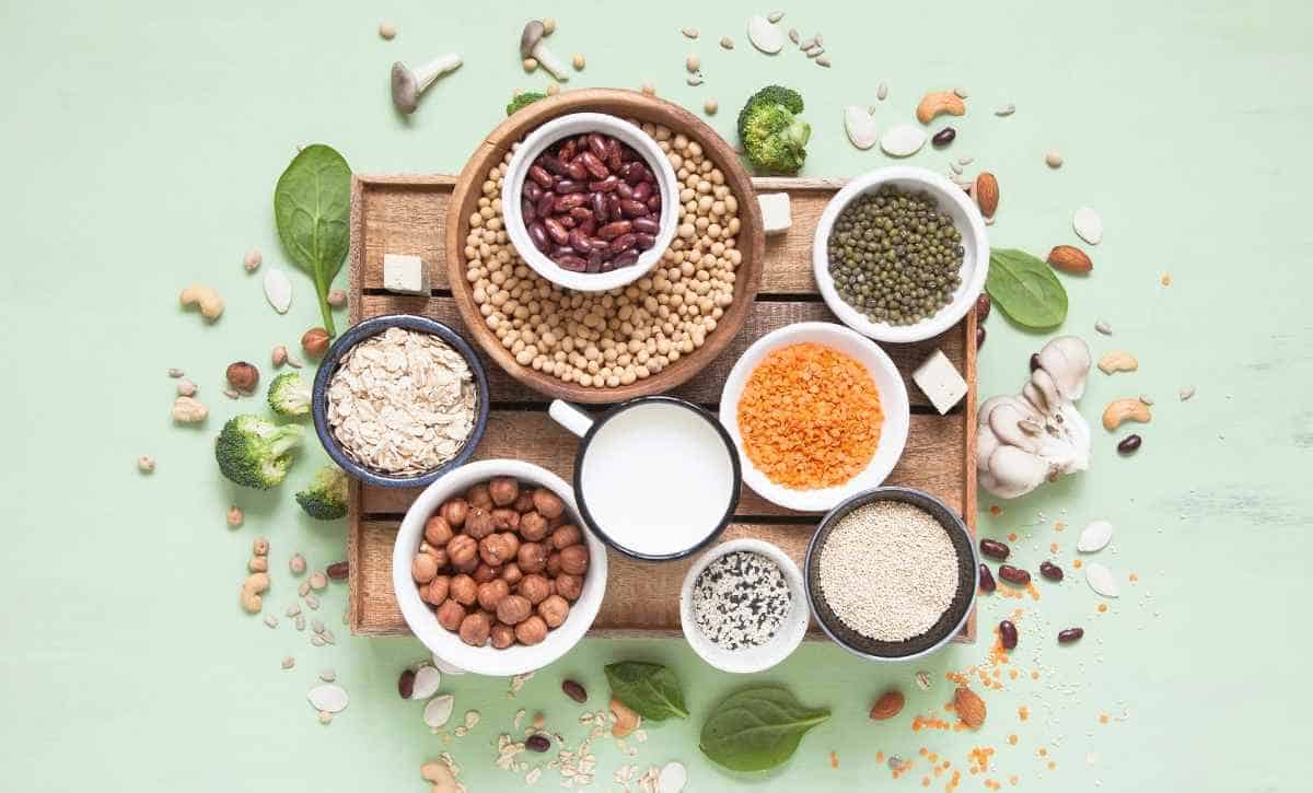 תפריט תזונה טבעוני 1400 קלוריות